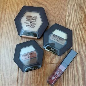Burts bees set 🐝 foundation, lipstick, eyeshadows